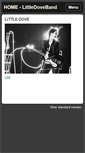 Mobile Screenshot of littledoveband.com